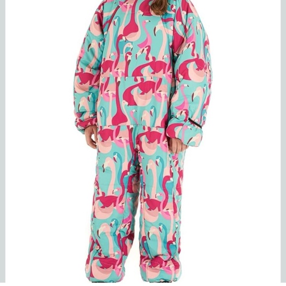 SELK'BAG Flamingo 🦩 wearable sleeping bag Girls Large 4FT 6IN-4FT 11IN - Picture 4 of 6